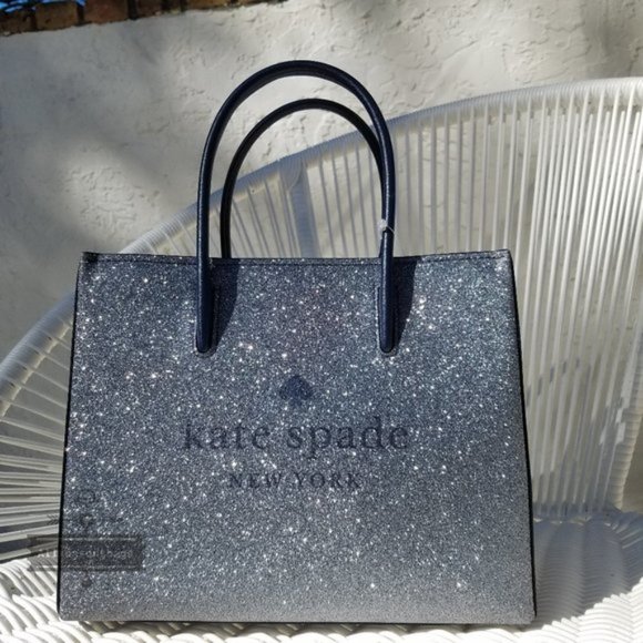 Kate Spade Trista SATCHEL card HOLDER navy SET - Picture 5 of 9